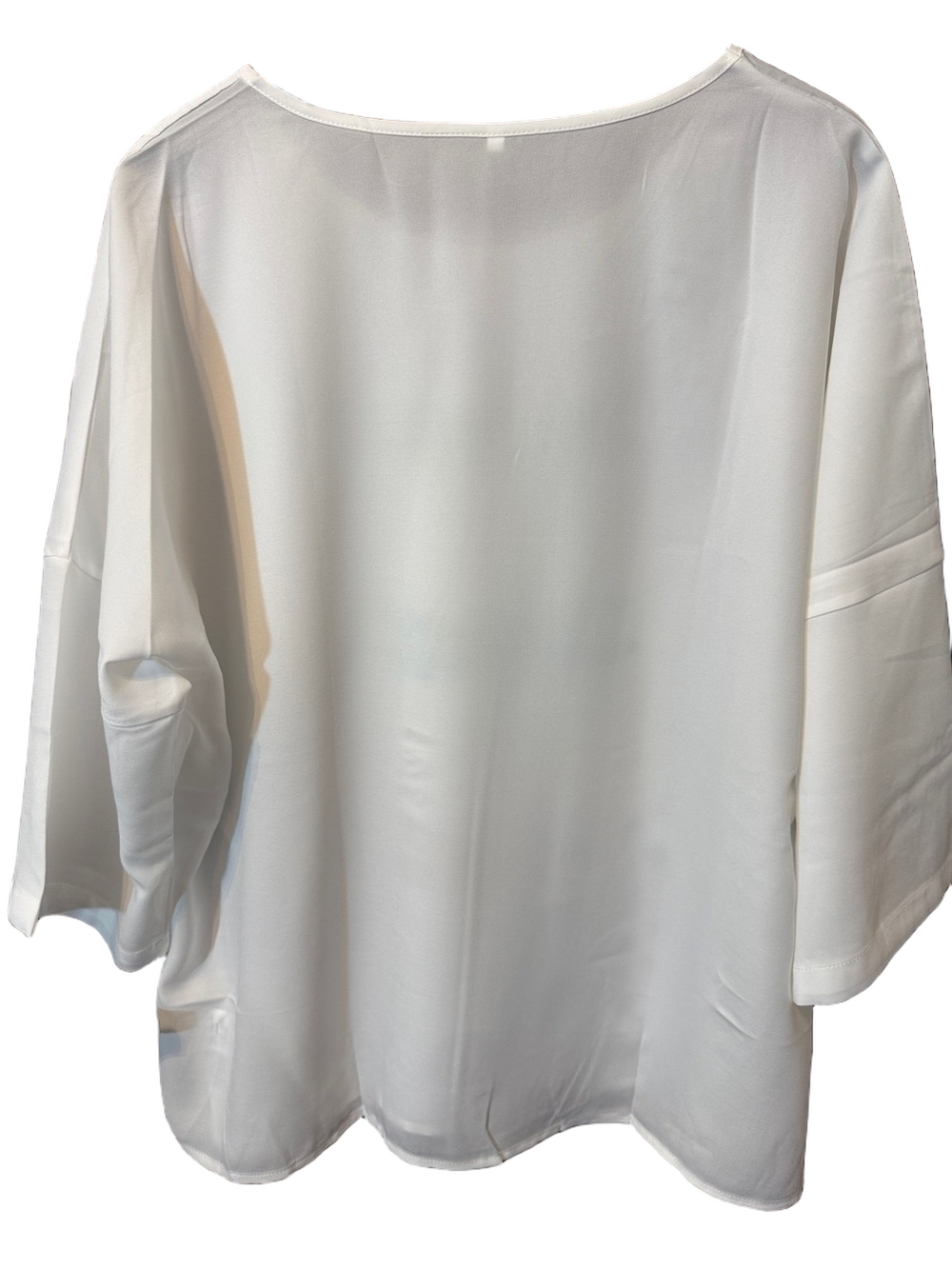 Chicyoo Women’s Beautiful White Dragonfly Print Blouse Size 2XL New! - Picture 4 of 4
